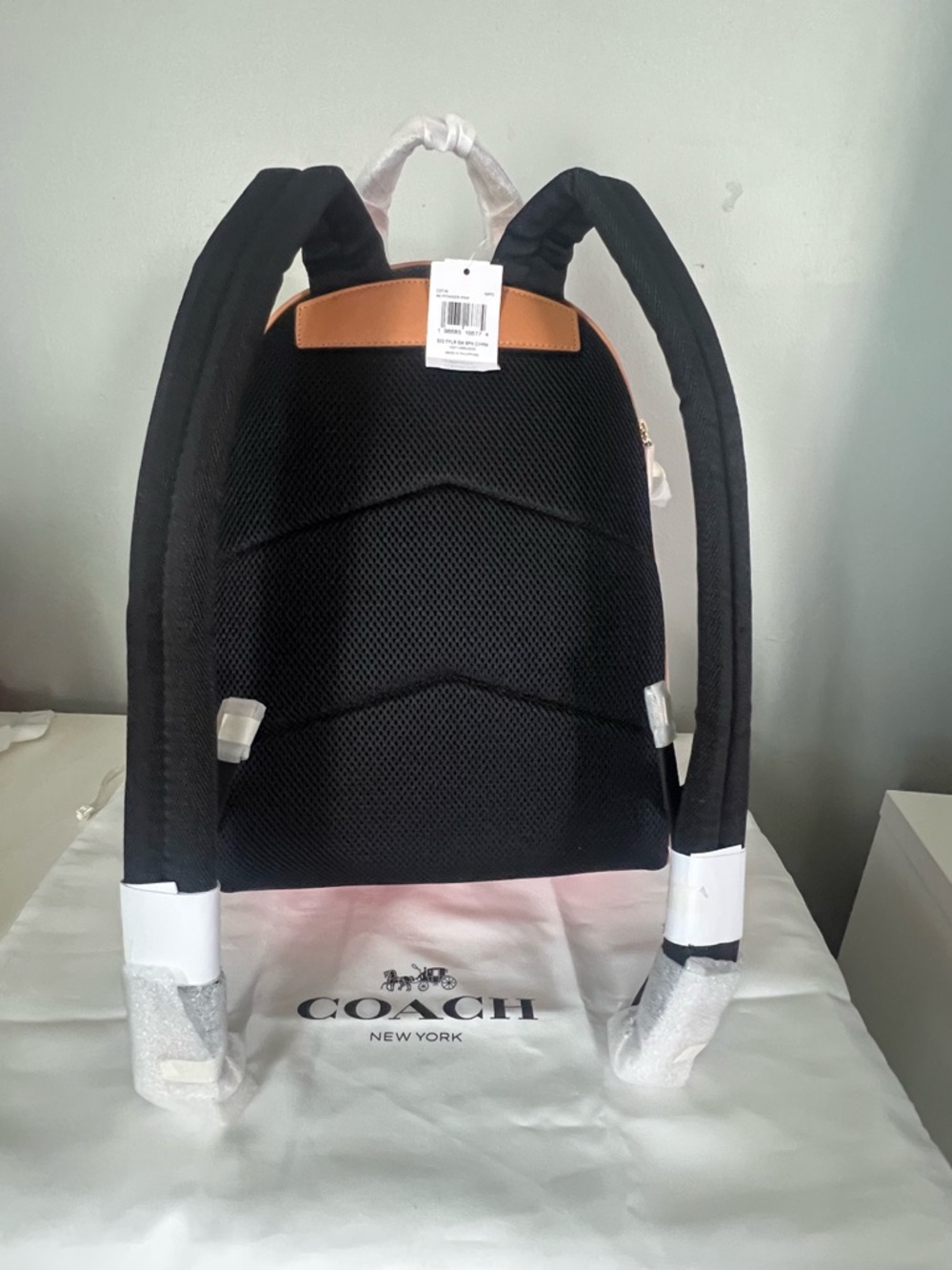 Coach Taylor Backpack In Powder Pink Color - Picture 6 of 9